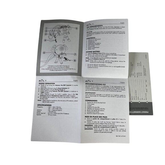 VTG M&M Groovy Green Radio Swing Lanyard Headphones New Old Stock - Picture 15 of 15